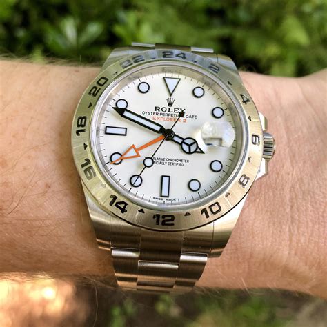 rolex explorer rail dial|rolex explorer 2 40mm white.